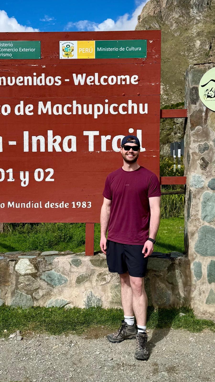 BTPT client after — summiting the Inca Trail